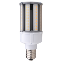 5600 Lumen Max - 36 Watt Max - Wattage and Color Selectable LED Corn Bulb - Watts 18-27-36 - Kelvin 3000-4000-5000 - Mogul Base - 120-277 Volt - PLTS-12087