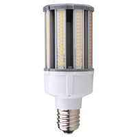 36 Watt Max - 5600 Lumen Max - Wattage and Color Selectable LED Corn Bulb - Watts 18-27-36 - Kelvin 3000-4000-5000 - Mogul Base - 120-277 Volt - PLT Solutions - PLTS-12087