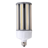 6800 Lumen Max - 45 Watt Max - Wattage and Color Selectable LED Corn Bulb - Watts 27-36-45 - Kelvin 3000-4000-5000 - Medium Base - 120-277 Volt - PLTS-12088