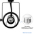 Track Light Fixture - Gimbal Ring - Black Thumbnail