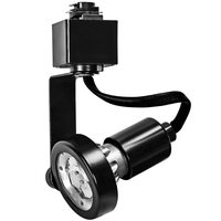 Track Light Fixture - Gimbal Ring - Black - GU10 base - Operates up to 50 Watt Max. - Halo Track Compatible - 120 Volt - PLT Solutions PLT-10045