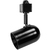 Track Light Fixture - Round Back Cylinder - Black - Black Baffle  Thumbnail