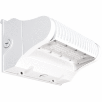 25 Watt Max - 3620 Lumen Max - Wattage and Color Selectable Rotatable LED Wall Pack Fixture - Watts 13-19-25 - Kelvin 3000-4000-5000 - 120-277 Volts - PLT Solutions - PLTS-11954