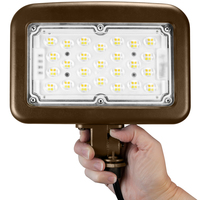 3 Colors - Selectable LED Flood Light Fixture - 50 Watt - Kelvin 3000-4000-5000 - 7150 Lumens - Replaces a 150 Watt Metal Halide - DLC 5.0 Standard - 120-277 Volt - Halco 10343
