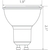 500 Lumens - 7 Watt - 4000 Kelvin - LED PAR16 Lamp - GU10 Base Thumbnail