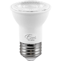 500 Lumens - 7 Watt - 3000 Kelvin - LED PAR16 Lamp - 50 Watt Equal - 40 Deg. Flood - Dimmable - 120 Volt - Euri Lighting EP16-7W4000ew