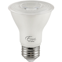 500 Lumens - 5 Watt - 4000 Kelvin - LED PAR20 Lamp - 50 Watt Equal - 40 Deg. Flood - Dimmable - 90 CRI - 120 Volt - 2 pack - Euri Lighting EP20-5.5W5040cec-2