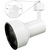 Track Light Fixture - Continental Step Cylinder - White - Black Baffle Thumbnail