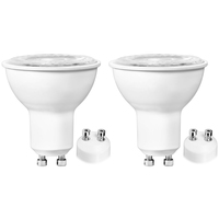 500 Lumens - 7 Watt - 2700 Kelvin - LED PAR16 Lamp - GU10 Base - 50 Watt Equal - 40 Deg. Flood - Soft White - 120 Volt - 2 Pack - Euri Lighting EP16-7W5020eG-2