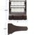 60 Watt Max - 8580 Lumen Max - 3 Colors - Selectable Rotatable LED Wall Pack Fixture Thumbnail