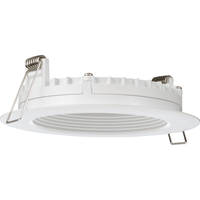 5 Colors - 13W - Natural Light - 6 in. Selectable New Construction LED Downlight Fixture - Hardwire - Kelvin 2700-3000-3500-4000-5000 - 950 Lumens - 75W Incandescent Equal - Round - White Trim - 90 CRI - 120V - Juno Lighting WF6 REG SWW5 90CRI MW M6