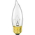 40 Watt - Clear - Bent Tip - Incandescent Chandelier Bulb - 4.25 in. x 1.25 in. Thumbnail