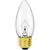 40 Watt - Clear - Straight Tip - Incandescent Chandelier Bulb - 3.9 in. x 1.4 in. Thumbnail