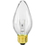 25 Watt - Clear - Straight Tip - Incandescent Chandelier Bulb - 4.5 in. x 1.7 in. Thumbnail