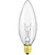 15 Watt - Clear - Straight Tip - Incandescent Chandelier Bulb Thumbnail