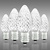 Pure White - LED C7 - Christmas Light Replacement Bulbs - Faceted Finish Thumbnail