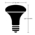 800 Lumens - LED Smart Bulb - BR30 - 9.5 Watt - Color Changing and Tunable White - 2700-5000 Kelvin Thumbnail