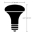 Natural Light - 760 Lumens - LED Smart Bulb - BR30 - 9.5 Watt - Color Changing and Tunable White - 2700-5000 Kelvin Thumbnail