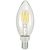 350 Lumens - 4 Watt - 2700 Kelvin - LED Chandelier Bulb - 4.0 in. x 1.4 in. Thumbnail