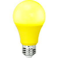 LED A19 Party Bulb - 9 Watt - Yellow- 60 Watt Equal - Medium Base - 120 Volt - PLTS-12213