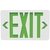 LED Exit Sign - Green Letters - Single or Double Face Thumbnail