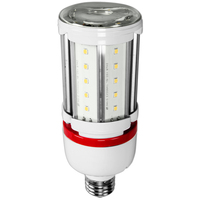 1550 Lumens - 10 Watt - 4000 Kelvin - LED Corn Bulb - 50 Watt Metal Halide Equal - Medium Base - 120-277 Volt - PLTS-12043