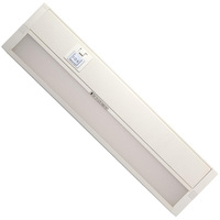 14 in. - 3 Colors - Selectable LED Under Cabinet Light Fixture - 9 Watt - Kelvin 3000-4000-5000 - 650 Lumens - 90 CRI - 120 Volt - Nuvo 63-502