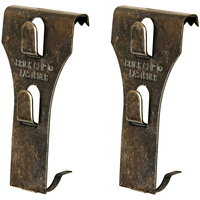 Brick Clips - Standard Size - For Hanging Wreaths, Garlands, and Christmas Lights - 2 Pack