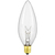 15 Watt - Clear - Straight Tip - Incandescent Chandelier Bulb Thumbnail