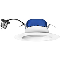 850 Lumens - 6 in. Selectable Retrofit LED Smart Downlight Fixture - Color Changing and Tunable White - 2200-6500 Kelvin - 11 Watt - 75 Watt Equal - Medium Base - Easy Dimming Through App - No Hub Required - 90 CRI - 120 Volt - Cree CMDL6-75W-AL-9ACK