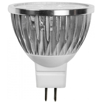 350 Lumens - 4 Watt - LED MR16 Lamp - Blue - 35 Watt Equal - 30 Deg. Flood - 12 Volt - PLTS-30110