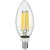 Natural Light - 500 Lumens - 5.5 Watt - 2700 Kelvin - LED Chandelier Bulb - 3.8 in. x 1.4 in. Thumbnail