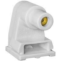 T8 or T12 Slimline - Plunger Lampholder - Single Pin Socket -  Pedestal Style - Slide On Mount - Satco 80-1496