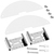 90 Watt Max - 11,970 Lumen Max - 8 ft. Wattage and Color Selectable LED Strip Fixture Thumbnail
