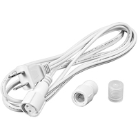 1/2 in. - 120 Volt - Incandescent - Rope Light Connector Kit - 2 Wire - Includes (1) End Cap - (1) Connector - (1) 5 ft. Power Cord With Plug