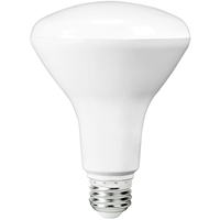 Natural Light - 810 Lumens - 9 Watt - 2700 Kelvin - LED BR30 Lamp - 60 Watt Equal - Dimmable - 90 CRI - 120 Volt - PLT Solutions - PLTS-12018