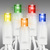 LED Christmas String Lights - 17 ft. - (50) Wide Angle Multi-Color LED's - 4 in. Bulb Spacing - White Wire Thumbnail