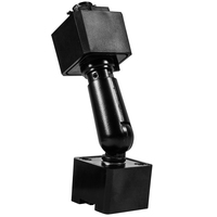 Nora NT-333B - Black - Slope Adapter - Single or Dual Circuit - Compatible with Halo Track