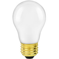 40 Watt - Frost - Incandescent A15 Appliance Bulb - Medium Base - 130 Volt - PLTS-12126