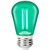 Green - 2 Watt - Dimmable LED - S14 Bulb Thumbnail