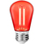 Red - 2 Watt - Dimmable LED - S14 Bulb Thumbnail