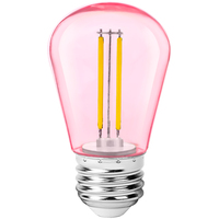 LED FILAMENT S14 2W PINK