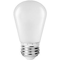 180 Lumens -2 Watt - 2700 Kelvin - LED S14 Bulb - 11 Watt Equal - Incandescent Match - Frosted - 120 Volt - PLTS-12329