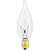 25 Watt - Clear - Bent Tip - Incandescent Chandelier Bulb - 3.3 in. x 1 in. Thumbnail