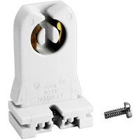 T8 or T12 - Turn-Type Lampholder - Medium Bi-Pin Socket - Non-Shunted - For Programmed Start Ballasts - Tall Profile - PLT Solutions PLT 50-13357-N-10PK