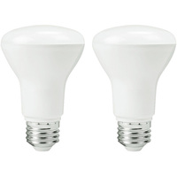 525 Lumens - 5.5 Watt - 5000 Kelvin - LED BR20 Lamp - 50 Watt Equal - Daylight White - 90 CRI - 120 Volt - 2 Pack - Euri Lighting EB20-4050e-2