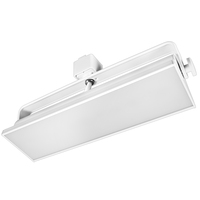 3 Colors - Natural Light - 1600 Lumens - Selectable LED Track Light Fixture - Linear Wall Wash - 20 Watt - Kelvin 3000-4000-5000 - White - Halo Track Compatible - 90 CRI - 120 Volt - PLT Solutions - PLTS-12280