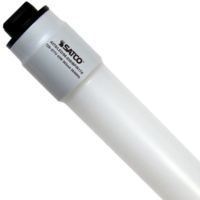 8 ft. LED T8 Tube - 5000 Kelvin - 5500 Lumens - Type B - Operates Without Ballast - T8/HO and T12/HO Replacement - 40 Watt - Double-Ended Power - Recessed Double Contact Base - 120-277 Volt - Case of 10 - SATCO S29925