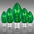 C7 - Transparent Green - 5 Watt - Double Dipped - Incandescent Christmas Light Replacement Bulbs  Thumbnail
