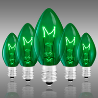 C7 5W GREEN TRANSPARENT